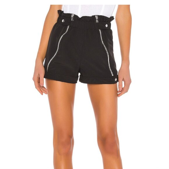NWT RTA WOMENS CULOTTE SHORTS LOUIE FRONT ZIPPER NAVY BLUE SIZE MEDIUM - Picture 1 of 4